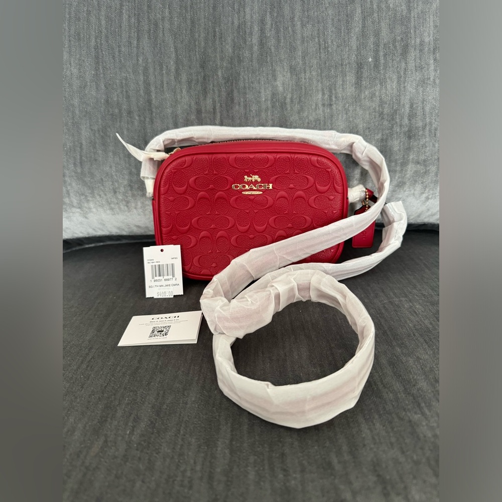 Mini Jamie Camera Bag In Signature Leather